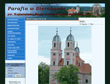 Tablet Screenshot of parafia.sierakow.pl